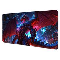 Lava Stone Cool Dragon Warrior Mouse Pad Desk Mat with Stitched Edges nonSlip rubber base pc accessories Gaming mat maus pad 40x80x0.2cm