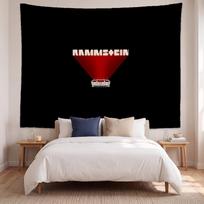 Rammstein (5) Meno kūrinio sieninis gobelenas namų miegamojo svetainės dekoravimui Puiki dovanos idėja 130cmx150cm