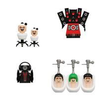 2026 New Skibidi Toilet Man Figures Blocks TvMan Titan Cameraman Speakerman Puzzle Bricks Action Figures Model Toy Birthday Gift