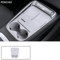 For BYD Sealion 5 DM-i 2025-2026 Central Control Gearshift Protection Pad Wireless Charging Panel Gear Position Button Pad