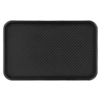 1pcs 200x127mm Car Front Dashboard Silicone NonSlip Auto Interior Dashboard Sticky Pad Storage Catcher Pad Mat  Cushion Accessor 1PC black