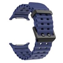 Originalus jūrinis dirželis Samsung Galaxy Watch Ultra 2, 47 mm priedai, sportinis silikoninis apyrankė, Correa Galaxy Watch Ultra juosta galaxy watch ultra 2 blue