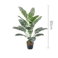 12/18/24 Leaves Large Tropical Palm Tree Fake Palm Leaves Plants  Office Desktop Decoration Style 11