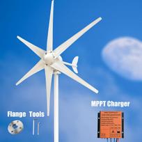 3KW Wind Turbine Power Generator 12V 24V 48V Output 220V 230V 240V Off Grid System MPPT With MPPT Charger System Complete Kit