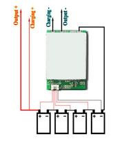 4S 12V 100A BMS LiFePo4 Lithium Iron Phosphate Battery Protection Circuit Board With Balanced Charging