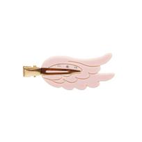 Emijay Angel Wings Hair Clips Pink Acetate Bangs Hairpins Sl Embedded Diamond Side Clips Sli Hair Accories One light pink wing (7cm) white