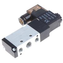 Pneumatinis elektrinis solenoidinis vožtuvas 4V210-08 5 krypčių 2 padėčių valdymo oro dujų magnetinis vožtuvas 12V 24V 36V 220V 380V Žarnos jungtys AC24V