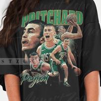 Payton Pritchard Shirt Basketball Player Playoffs Tshirt Classic Graphic Tee Uni 110 gray