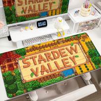 Anime Mousepad Stardew Valley Deskmat XXL Game Desk Protector Mat Antislip Keyboard Mice Mat Pc Accessories Rubber Mausepad Cute 30x80x0.2cm