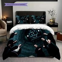 Rammstein Fire Passion Threepiece Set 1 Duvet Cover 2 Pillowcase Without Core Soft And Comfortable Christmas Birthday Gift 200x220cm