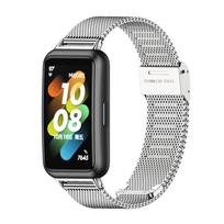 For Huawei Band 7 / 7 NFC MIJOBS Milan Buckle Stainless Steel Watch Band For Huawei Band 7 / 7 NFC sidabras