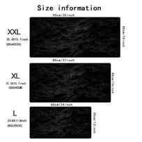 Black Ocean Mouse Pad XXL Computer Accessories Office Game Table Mats Rubber Anti-slip Gaming Keyboard Mousepad Desk Pads 40X90 1000x500x2mm