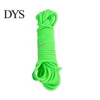 Kid Rubber Band Vibrant Color Wear-resistant Extra-Long High Elasticity Metal Buckle Jump Rope Design Entertainment Family Cooperation Educational Toy 5m žalia