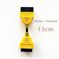Latest 13CM Color OBD2  Extension Cable Car for Launch IDIAG/Easydiag/GOLO/Mdiag/ELM327 Extend Connector OBD Adapter