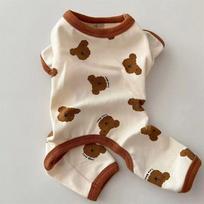 Small Dog Pet Clothes, Puppy Apparel for Daily Wear and Outdoor Walking, Pet Outfit S smėlis