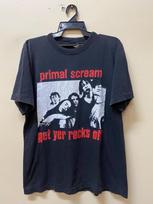 Rare Vintage Primal Scream indie uk band tee shirt 120 black