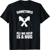 Kartais mums tereikia apkabinimo marškinėliai 2XL black