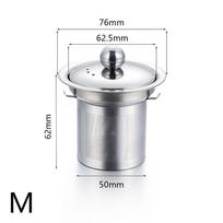 Teapot Coffee Mesh Fine Stainless Steel Filters Lid Tea Strainer M