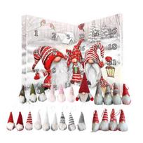 Festive Dwarf Decoration Gnomes Advent Calendar 2025 24 Days Christmas Countdown Seasonal Gnome Decorations with Collectible Figures Surprise Gift for C