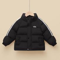 Kids Thickened Winter Cotton Padded Jacket Outerwear Unisex For Boys Girls 150cm juoda