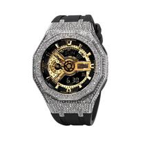 CASIO Unisex Liquid Crystal/Analog Dual Display Series Gold Watch GA-110GB-1A(Watch4--) Watch black