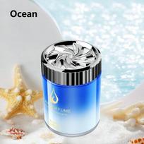 Car Solid Air Freshener Long-Lasting Odor Eliminator Dashboard & Cup Holder Deodorizer Auto Scent Diffuser Interior Perfume Ocean gray