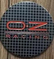 4 vnt. 56/60/65/68 mm ratų centriniai dangteliai OZ O.Z Racing Sport su logotipu, emblema, ženkliuku Ratų dangtelio modifikavimo priedai (as the picture,60mm&black base) gray