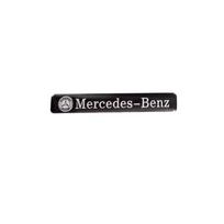 8,5x1,2cm Automobilio 3D ženklelis Metalinė lipdukas Mercedes Benz W212 W213 W202 W204 W211 W176 W210 W205 GLA GLC CLS GLK Interjero lipdukas juoda