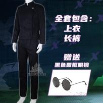 Anime Cosplay Costumes Adults - Jujutsu Kaisen Gojo Satoru Geto Suguru Toge Inumaki High School Uniforms Halloween Adult L black