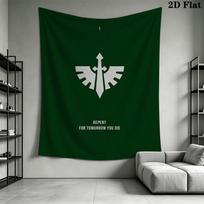 Dark Angels Warhammer 40K Pattern Home Decor Tapestry, Wall Hanging, Decorative RV Wall Cloth.SGT0917066 150cm x 200cm