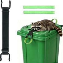 Anti Slip Adjustable Trash Can Lock Tear Resistant Bin Lid Lock Garbage Can Lock  Outdoor Trash Can Style 3