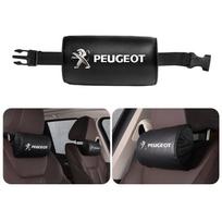 1Pcs Car Seat Headrest Auto Logo Neck Pillow For Peugeot 208 3008 308 2008 207 107 508 607 106 406 407 307 206 301 408 5008 4008 gray