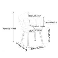 Armchair Living Room Chair Makeup Swivel Office for Bedroom Beauty Salon žalia