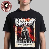 Slipknot Wembley Stadium 2027 Show London UK 3 July 2027 With Marilyn Mason Lorna Shore And Hatebreed T-Shirt M black
