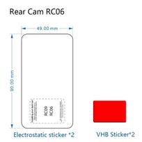 for 70mai Rear Cam RC06 / RC09 / FC12 / FC02 Film and Static Stickers for 70mai FC12 Rear Cam film holder