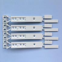 Built-in Fridge Door Sliding Guide 1 Set Heavy Duty Wear Resistant Slide Rail Kit for Home Kitchen Refrigerator Replacement Parts 4 slide rails