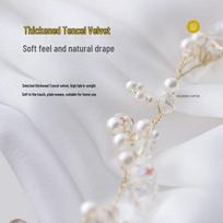 Tencel Velvet Light-Transmitting Curtain for Bedroom, Living Room, and Balcony - Privacy, Sunshade & Partition Tencel Velvet - Eyelet Type - Expert Selection
