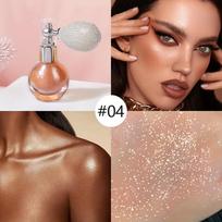 Polarized Diamond Shine Sparkling Glitter Body Highlighter Powder - Chameleon Fragrance for Bridal Makeup and Ev… More brown