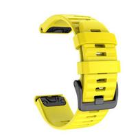 Sportiniai atsarginiai dirželiai, skirti Garmin Fenix 8 51mm 47mm 43mm/Fenix 7X 7 7S Pro/Fenix 6X 6 6S Pro 5S 5 5X QuickFit silikoninis dirželis 26mm Fenix 8 - 51mm yellow