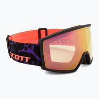 Slidinėjimo akiniai Scott Neo Light Sensitive S1-3 black/purple/amp ls cinnamon chrome
