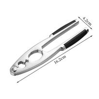 Multi-functional Walnut & Pecan Nut Cracker Tool gray