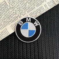 B-BMW-B Logotipo Siuvinėtas Audinio Lipdukas Drabužio Skylės Lopas Decal Lyginimo Siuvimo Karšto Lydalo Klijų Lopai BMW M Sport Serijai jbzm61 Sewn style gray