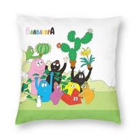 Barbapapa šeimos meilės pagalvės užvalkalas Dvipusis spaudinys Animacinis TV serialas Grindų pagalvės užvalkalas Svetainės pagalvės užvalkalas Dekoras 55x55cm