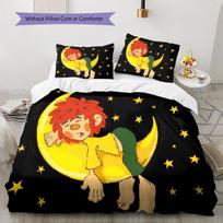 Meister Eder ir jo Pumuckl rašto patalynė, pledų komplektas, pledo užvalkalas, pagalvės užvalkalas, namų gimtadienio dovana(1 * antklodės užvalkalas + 2 * pagalvės užvalkalai, be šerdies) 140x200cm