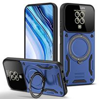 Dėklas Xiaomi Redmi Note 9 Pro, Šarvuotas dangtelis su magnetiniu laikikliu automobiliui, skirtas Xiaomi Redmi Note 9S Note9 9Pro, Apsauga kamerai, Coque For Redmi Note 9S black