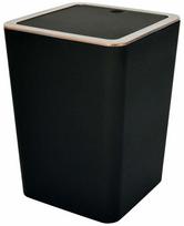 Šiukšliadėžė Sepio Murcia, juoda sp., 5.5 l, 24.5 cm x 18 cm