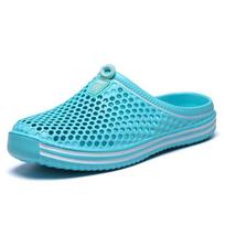 Stylish Summer Fashion Men And Women Garden Clogs Shoes With Non-slip Comfort Skyblue,EU45 blue