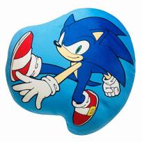 MORIPiLO Sonic Kūno Pagalvė Kimšta Poilsiui Sonic the Morishita Pagalvės (Minkšta iškirsta pagalvėlė) Žaislas, Atlošas, Pagalvė, Ežys, Mėlynas, 40x40x10cm, Mielas, blue