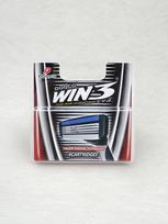 Dorco WIN3 System Triple Blade Razor Refills - 4 Pack 1ea black