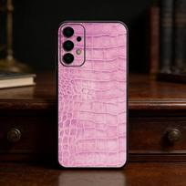 Crocodile Skin phone Case For Samsung S25,24,21,22,23,30,Ultra,20,Plus,Fe,Lite,Note Soft Black Cover Samsung S25ULTRA black